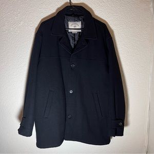 Aberdeen Wool Overcoat - Large - Classic Black - Used